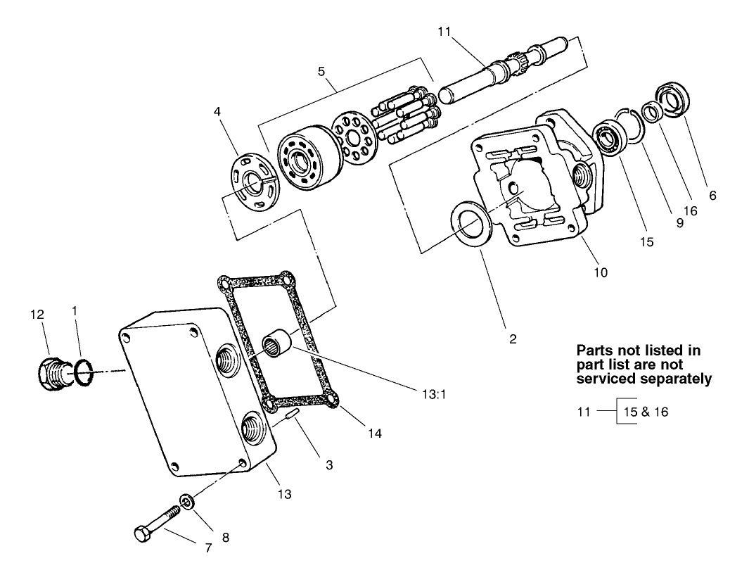Hydraulic Motor Assembly No. 92-2556-01