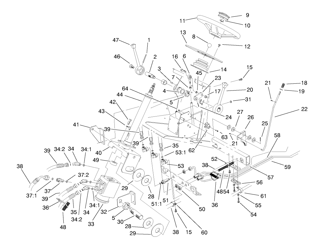 Steering Tower Assembly