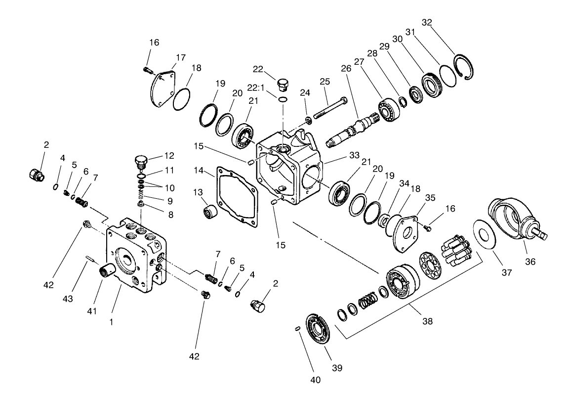 Traction Pump Assembly No. 86-5590