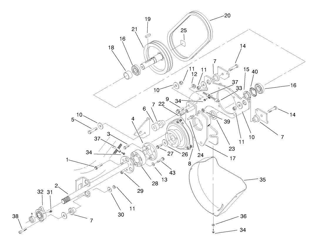 Deck Drive Component Assembly