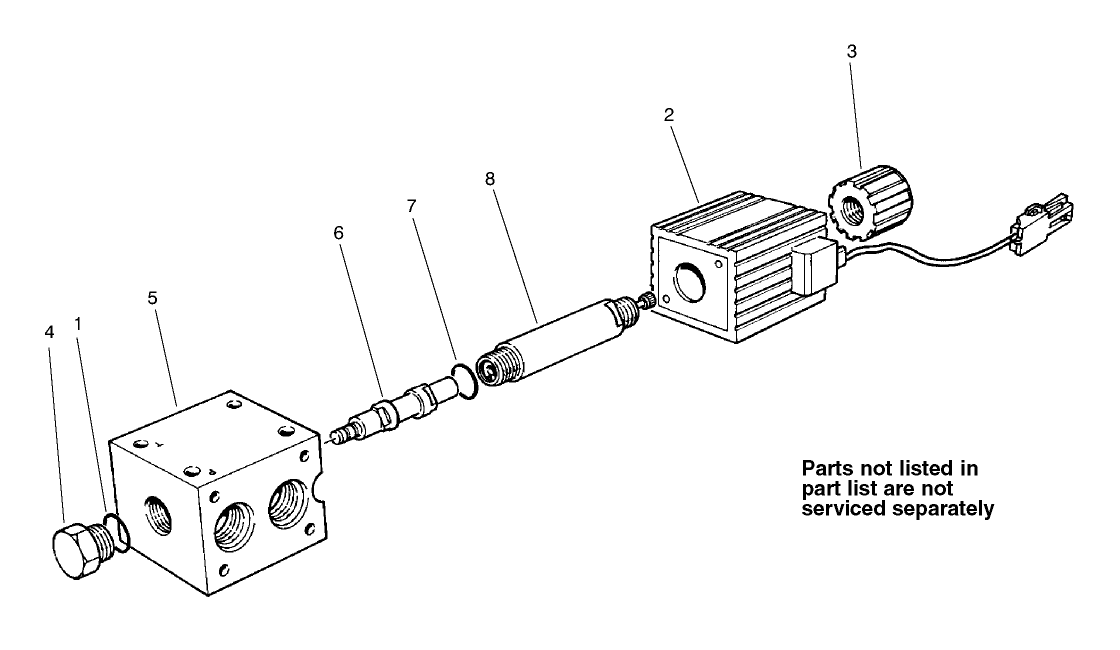 Solenoid Valve Assembly No. 76-9970 (only on: 30455)