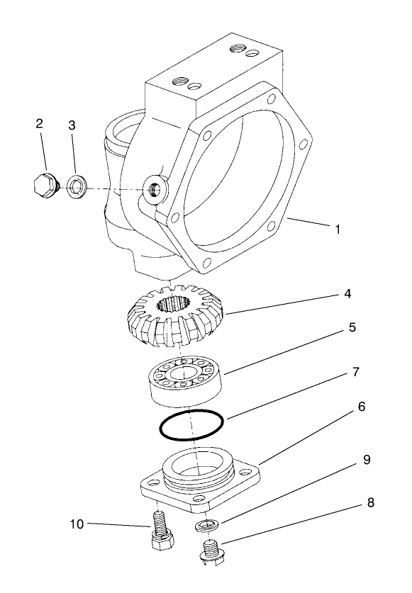 Rear Axle Assembly No. 100-3784 (Continued) Axle Case Assembly