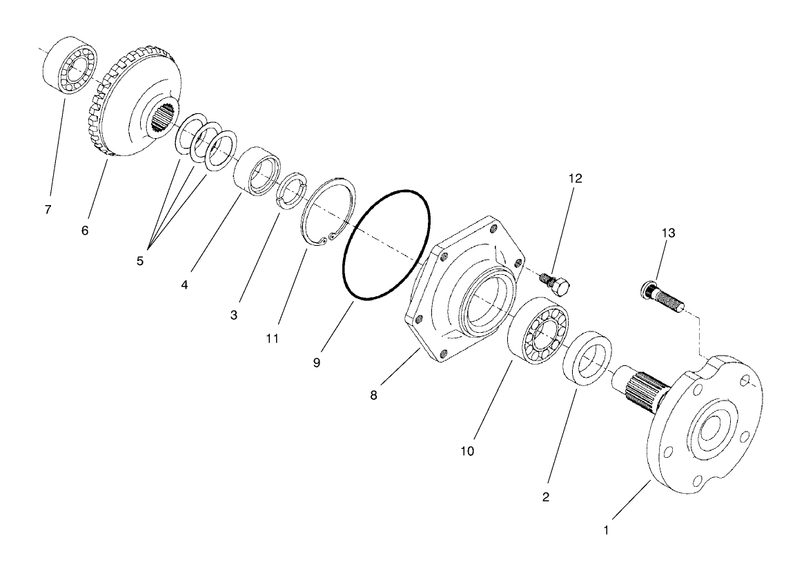 Rear Axle Assembly No. 100-3784 (Continued) Axle Assembly
