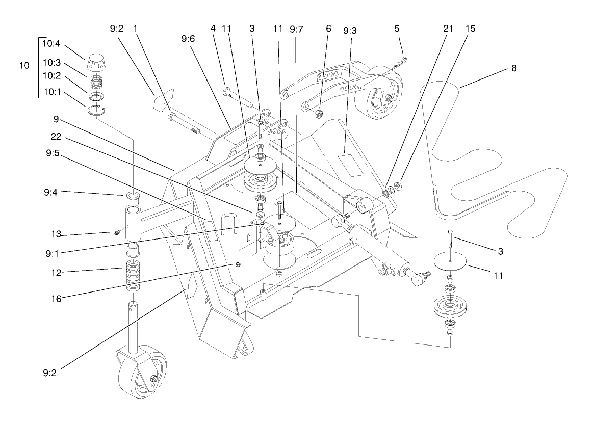 Right Hand Deck Assembly
