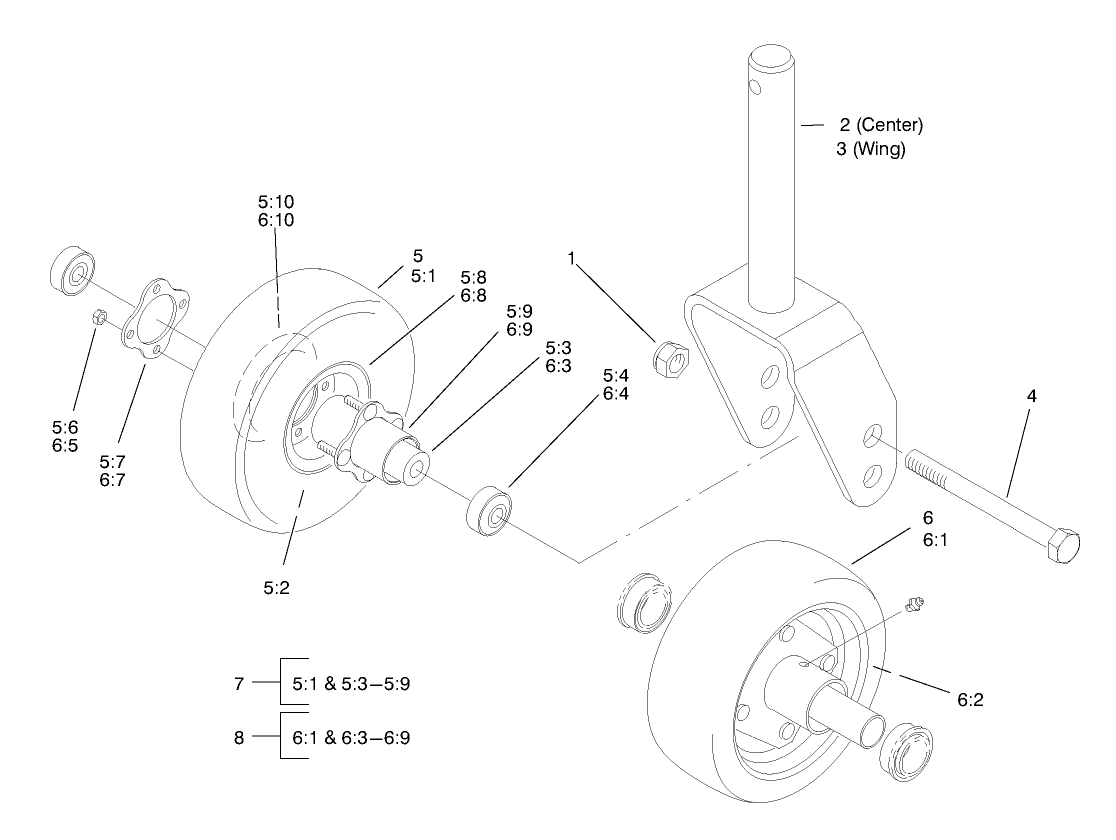 Front Castor Assembly