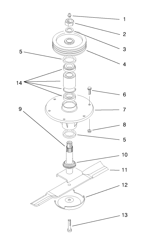 Center Spindle Assembly