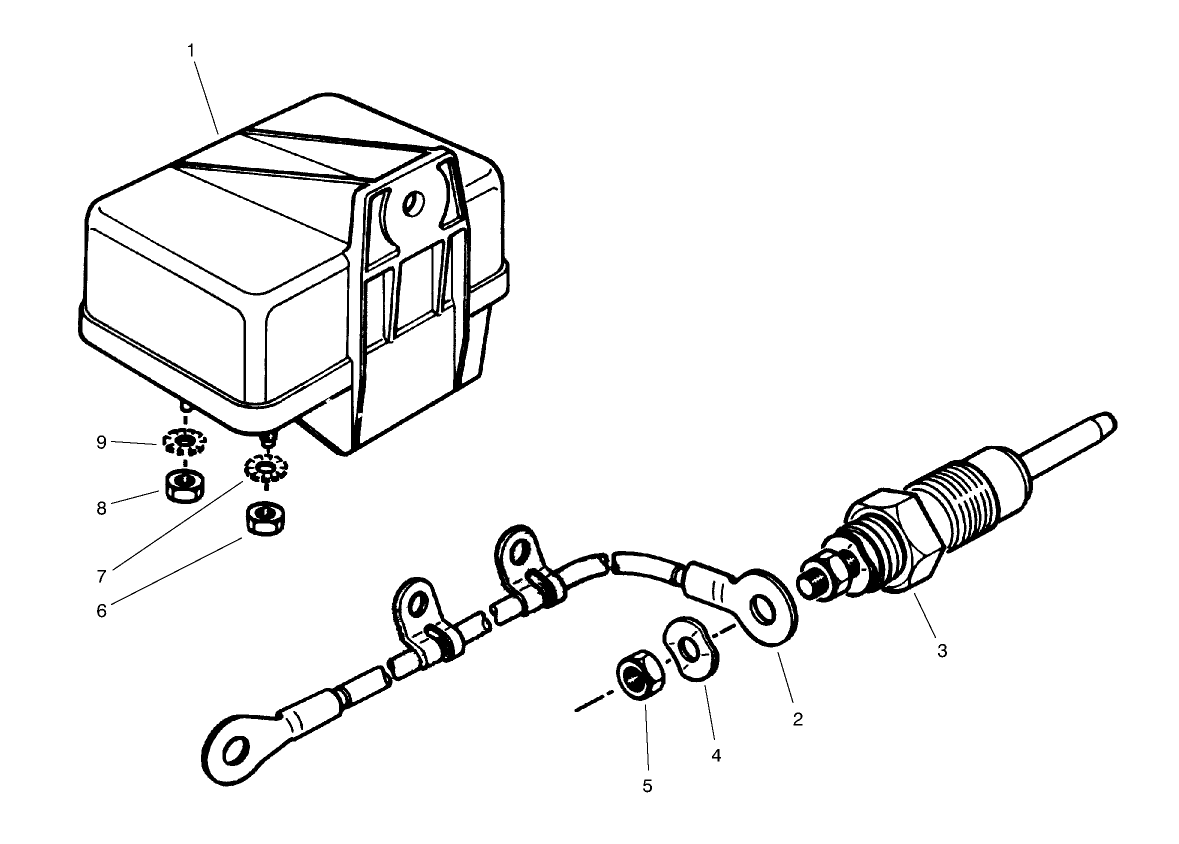 Glow Plug and Glow Relay Assembly