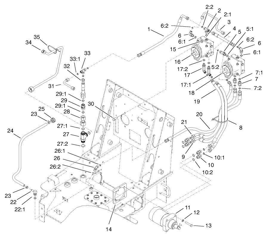 Traction Hydraulic Assembly