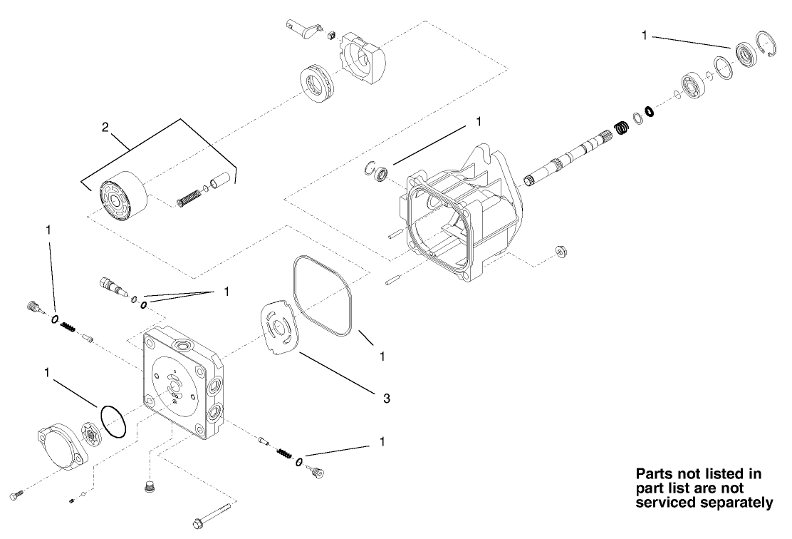 Hydraulic Pump Assembly No. 98-8432 and 98-8431