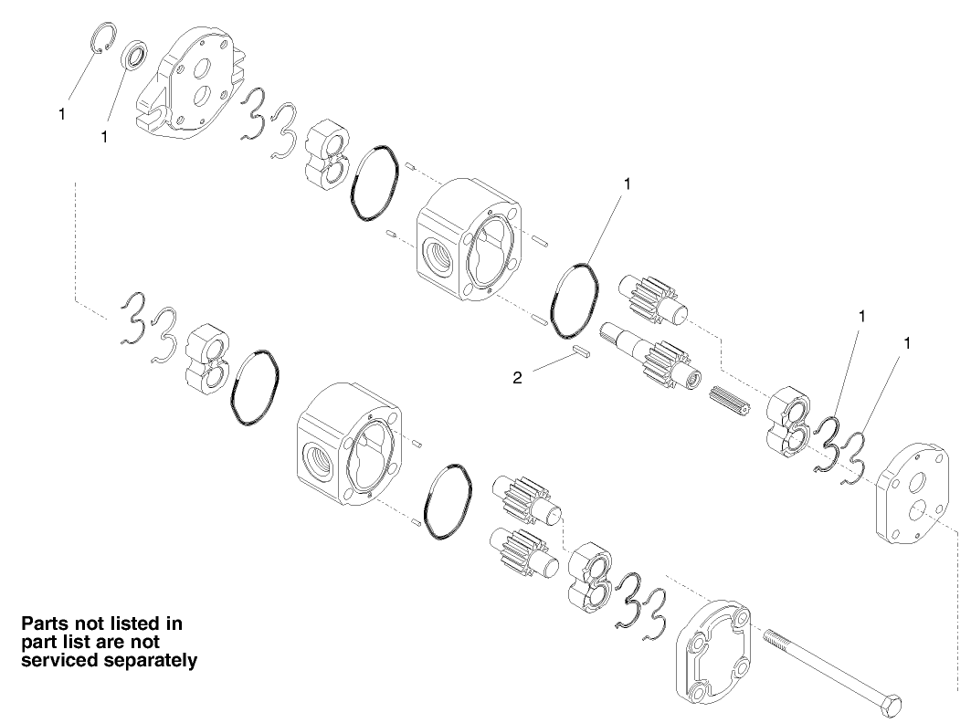 Hydraulic Gear Pump Assembly No. 98-2752