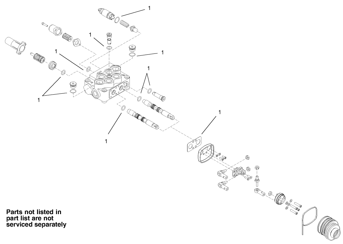 Two Spool Valve Assembly No. 95-3536