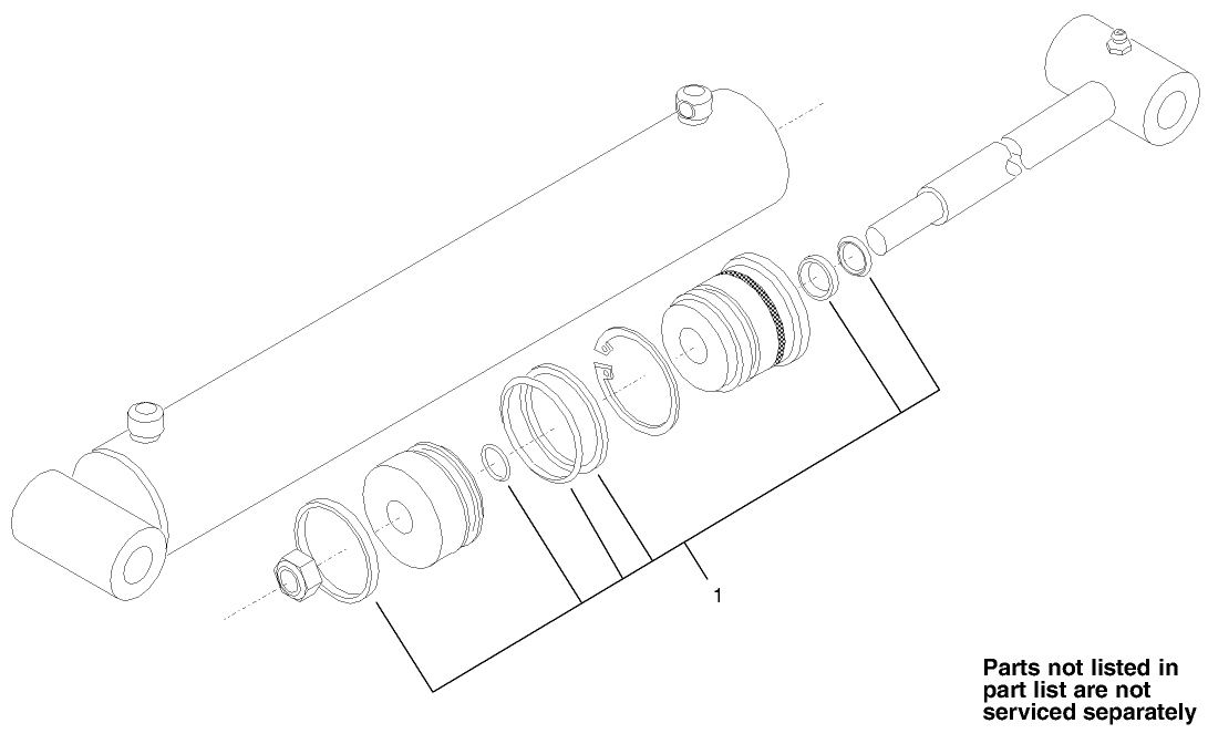 Hydraulic Cylinder Assembly No. 99-6162