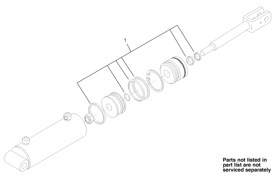 Hydraulic Cylinder Assembly No. 95-3578