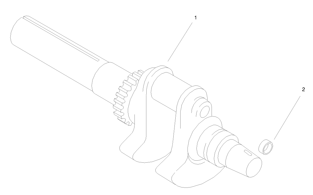Crankshaft (CH20S 64656 Kohler)