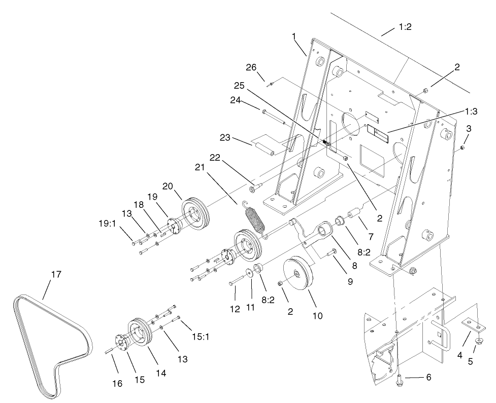 Loader Tower and Drive Assembly