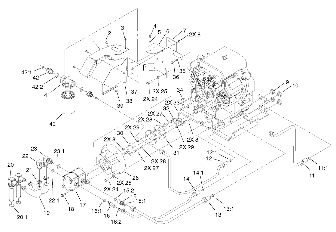 Hydraulic Pump Assembly