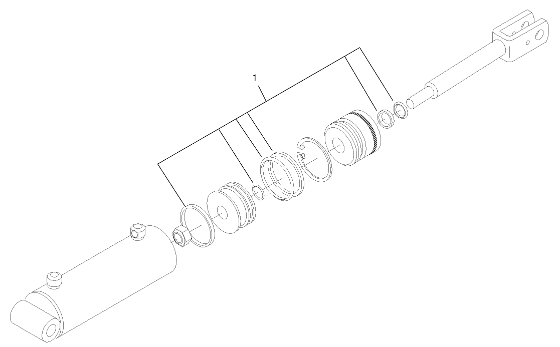 Tilt Cylinder Assembly No. 95-3578