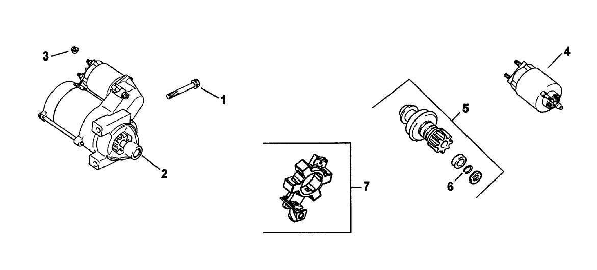 Starting System Assembly Kohler Engine CH25S PS-68688