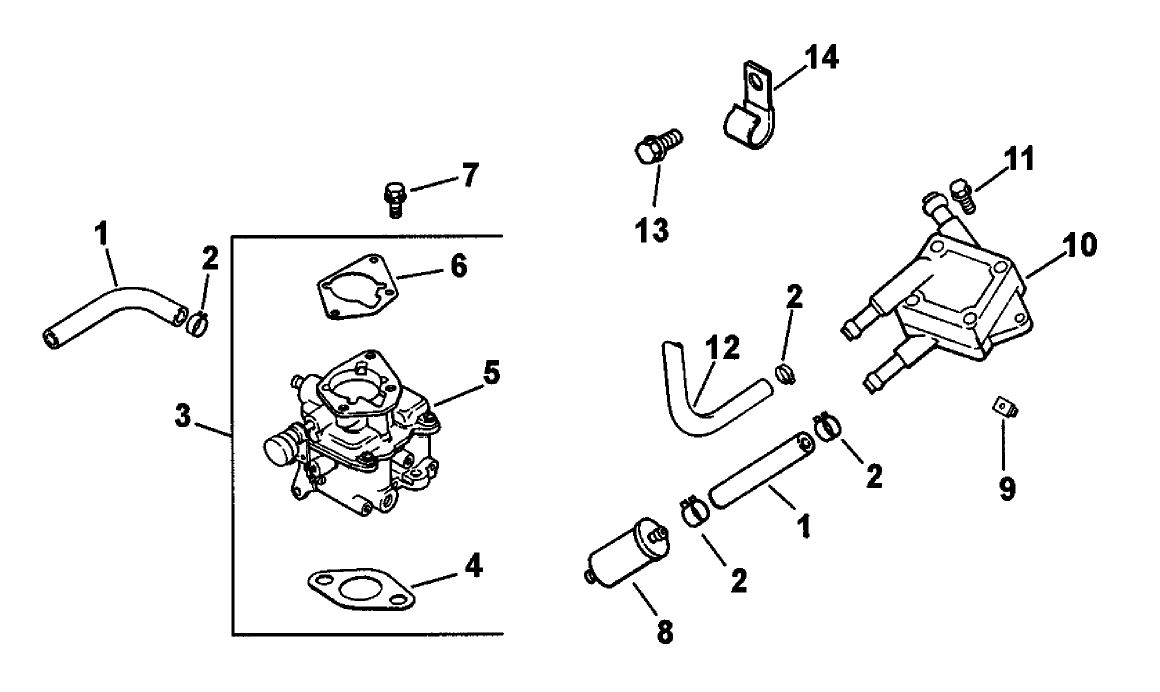 Fuel System Assembly Kohler Engine CH25S PS-68688