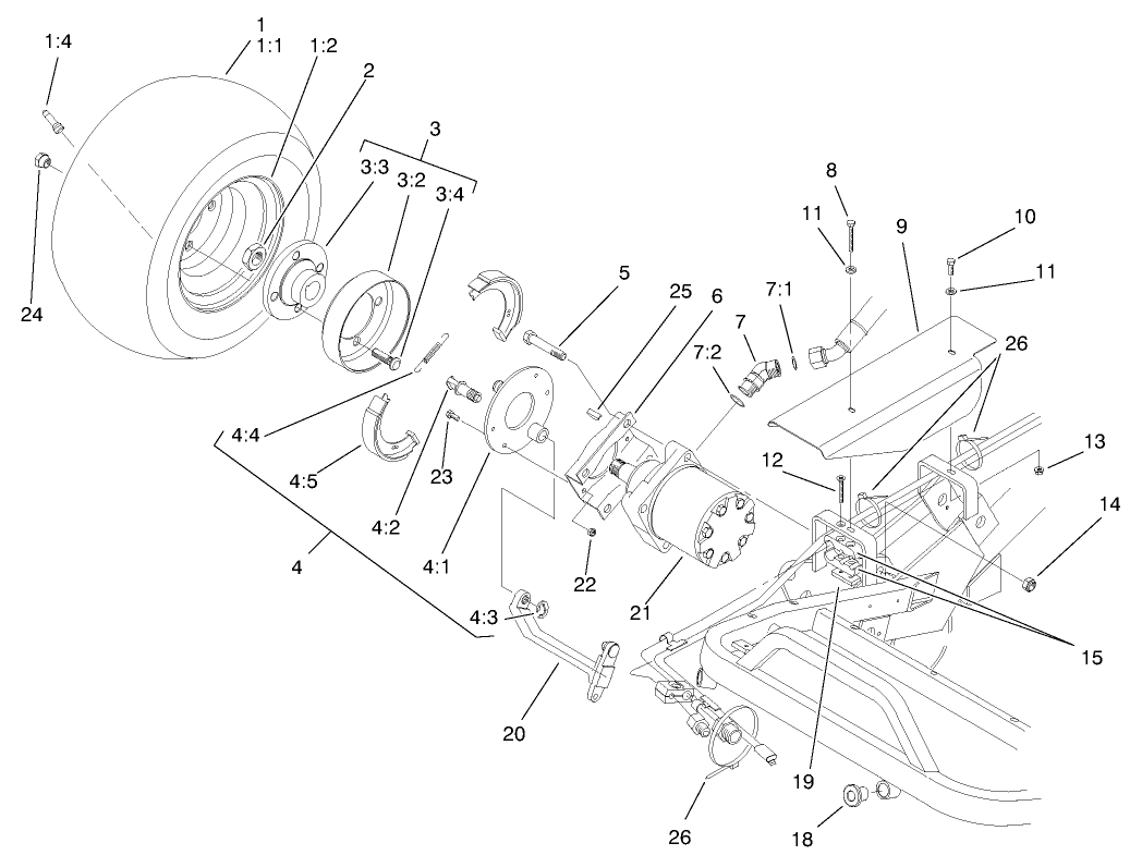 Front Wheel And Brake Assembly