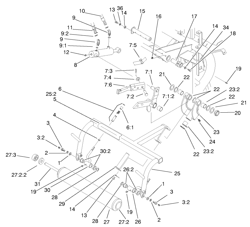 Rear Pull Frame Assembly