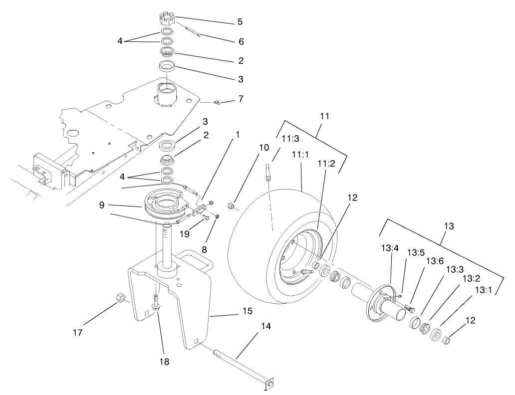 Rear Wheel Assembly