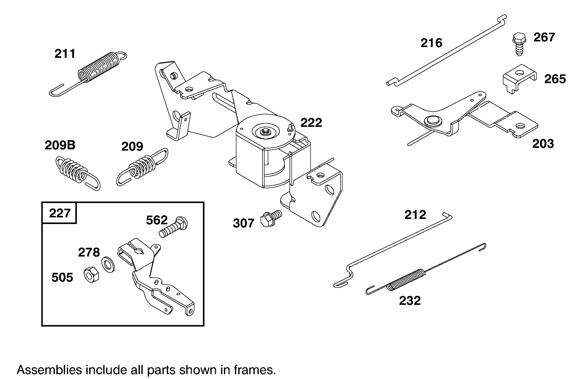 Governor Assembly Briggs and Stratton Model 303447-1408-E1