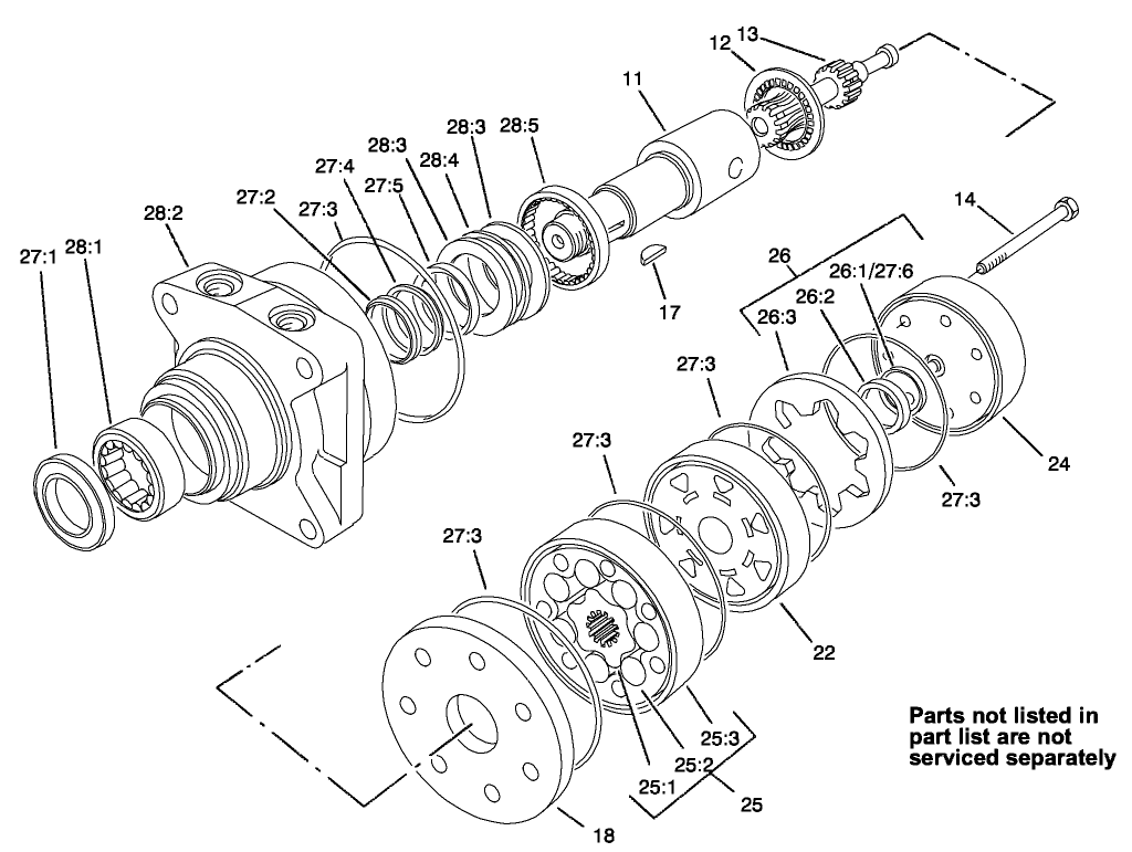 Hydraulic Drive Motor Assembly No. 92-9199
