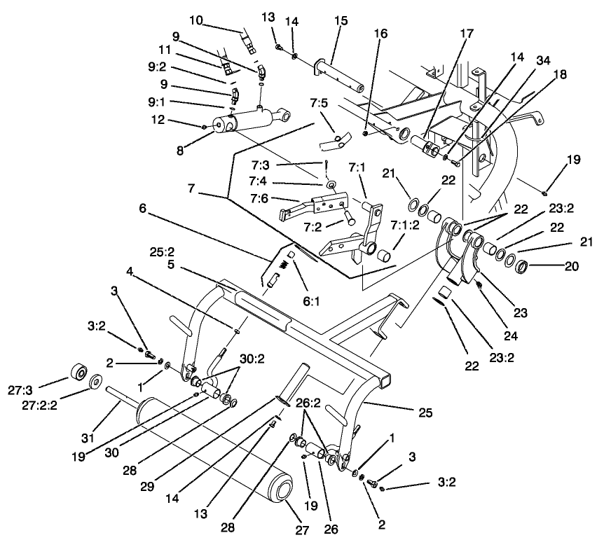 Rear Pull Frame Assembly