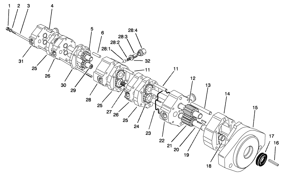 Hydraulic Pump Assembly No. 92-9764
