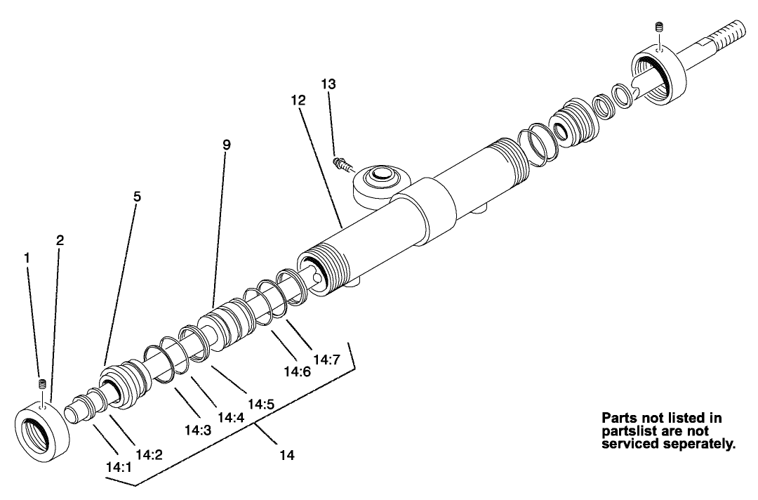 Hydraulic Cylinder Assembly No. 83-2330