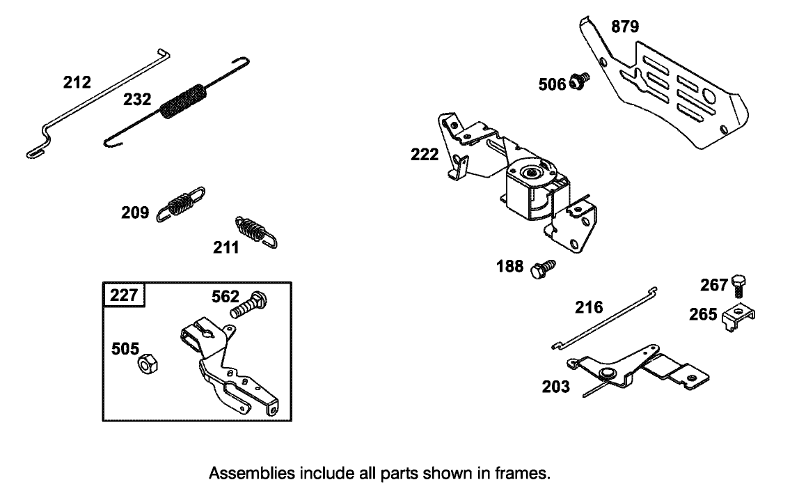 Governor Assembly Briggs and Stratton Model 350447-1259-E1