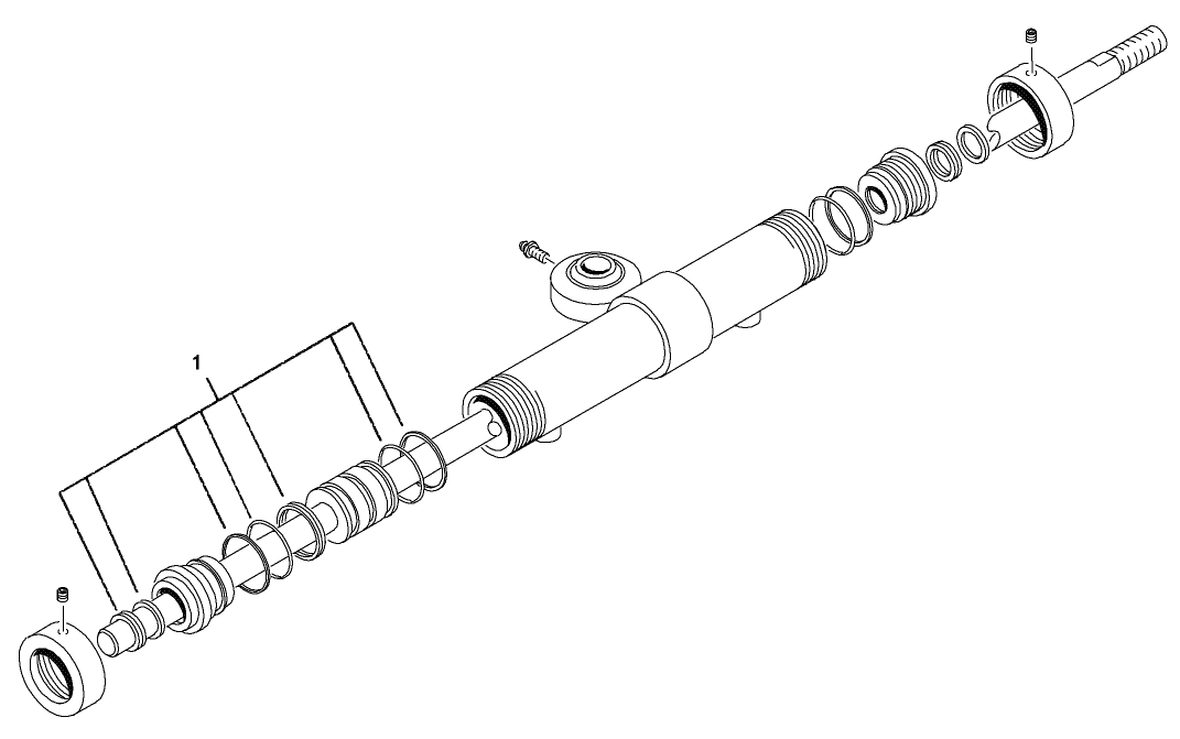 Steering Cylinder Assembly No. 93-2122