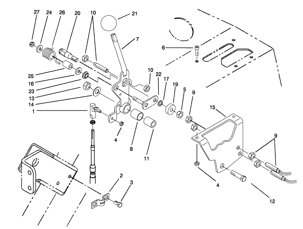 Functional Control Lever Assembly