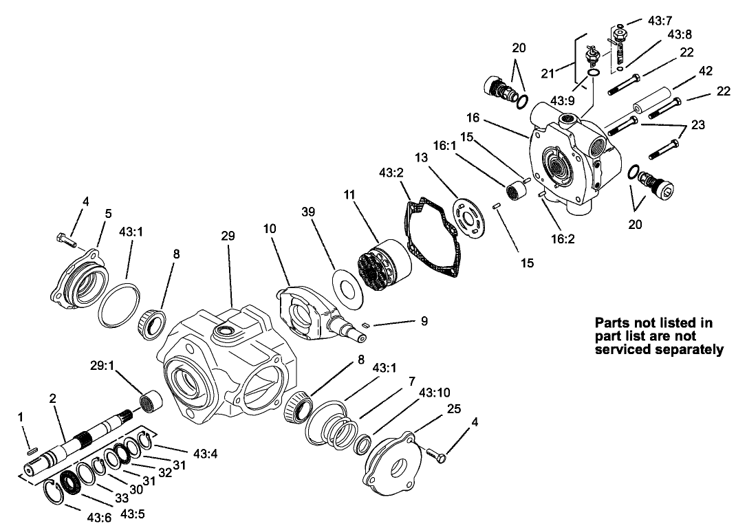 Hydrostat Assembly No. 105-0494