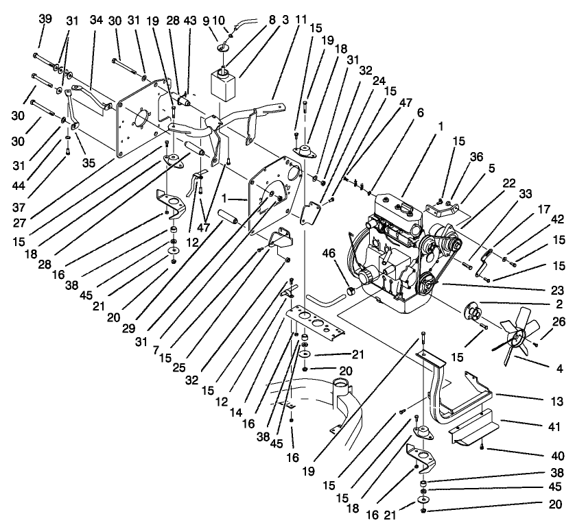 Engine Installation Assembly