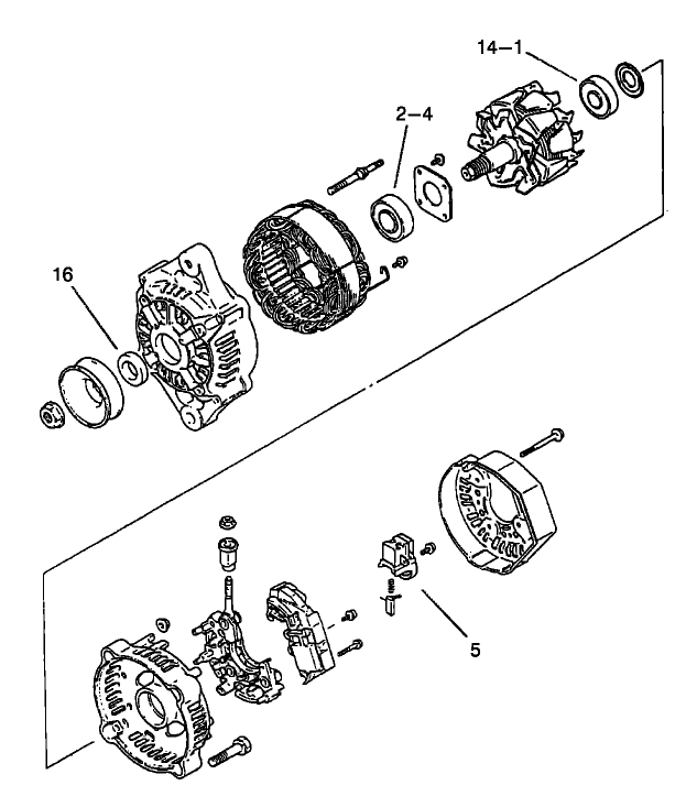 Alternator Assembly No. 99-9209