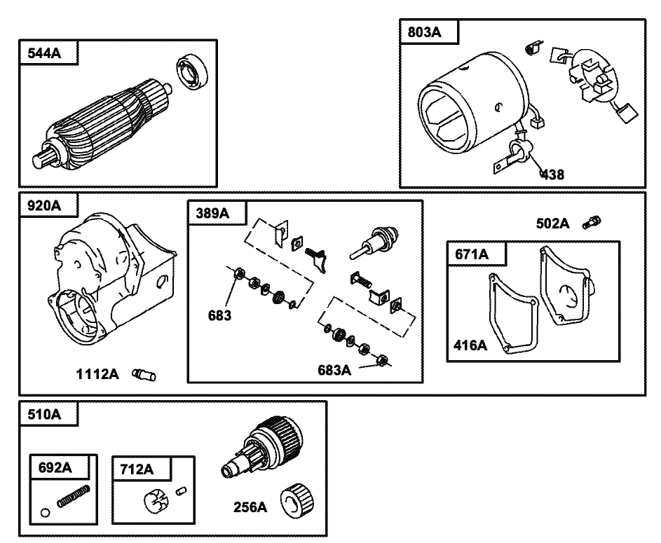 Starter Assembly No. 104-7716