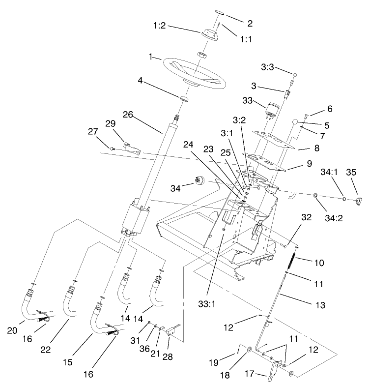 Steering Tower Assembly
