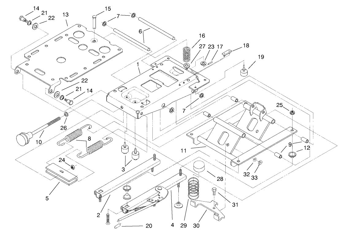 Seat Suspension Assembly No. 75-3000