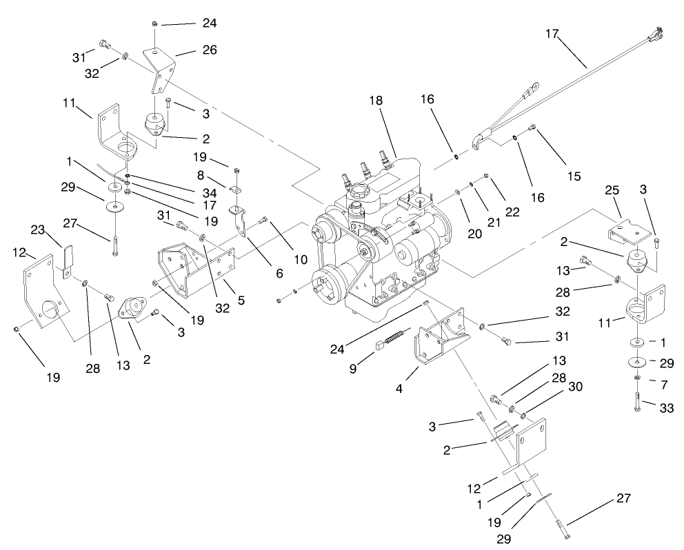 Engine Installation Assembly