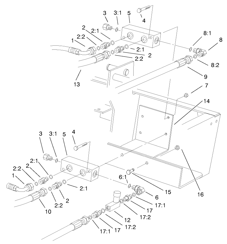 Rear Hydraulic Manifold Assembly