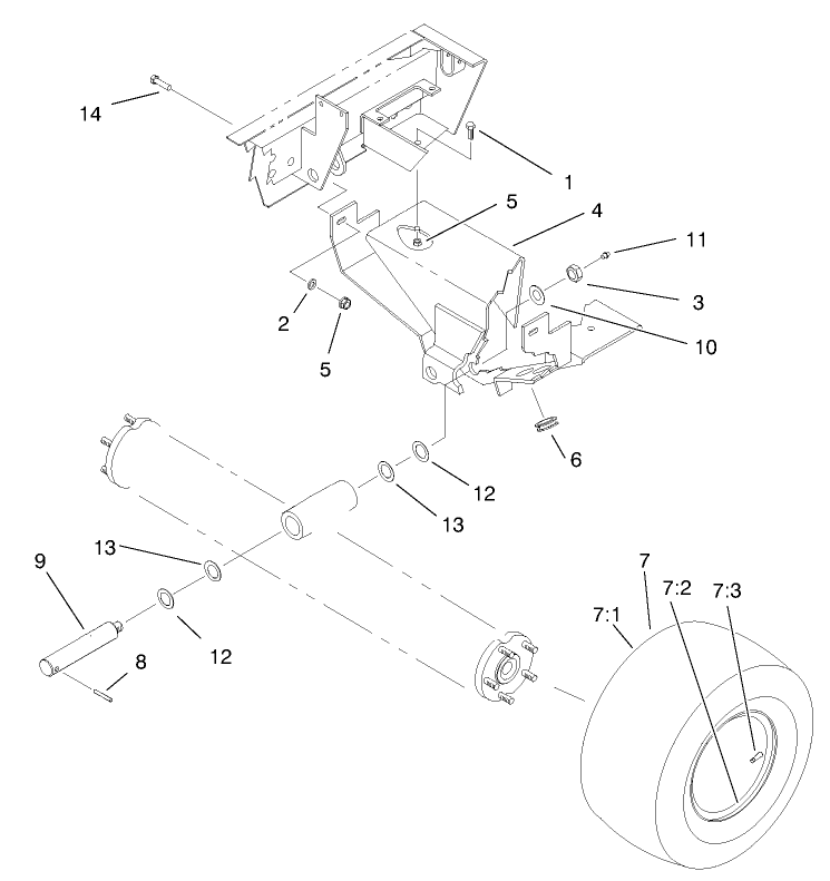 Rear Axle Support Assembly