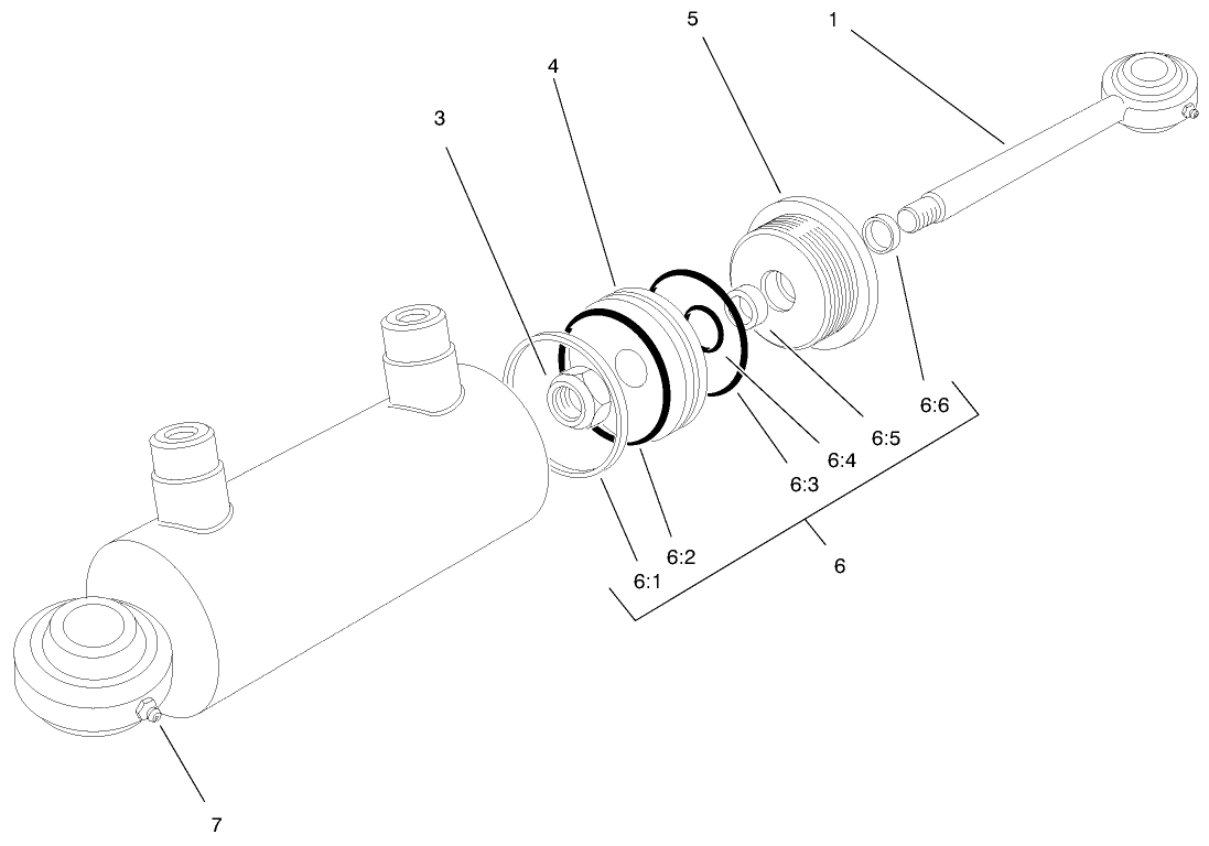 Hydraulic Cylinder No. 75-1200