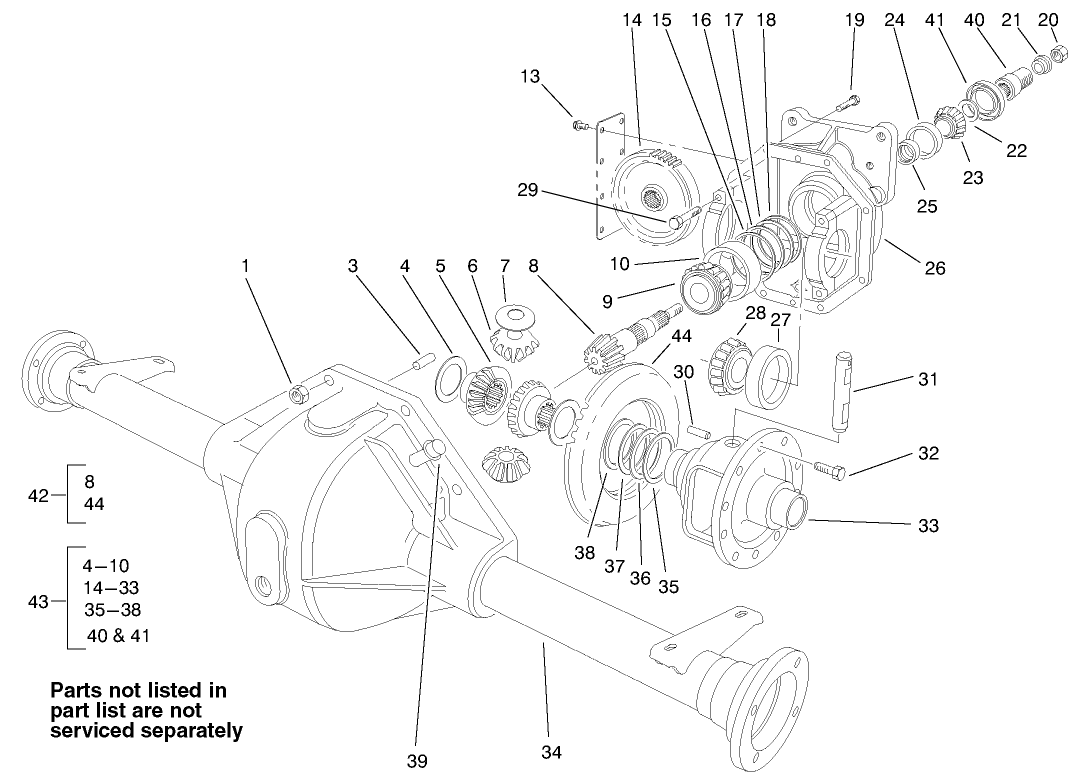 Axle Assembly No. 99-6981-03
