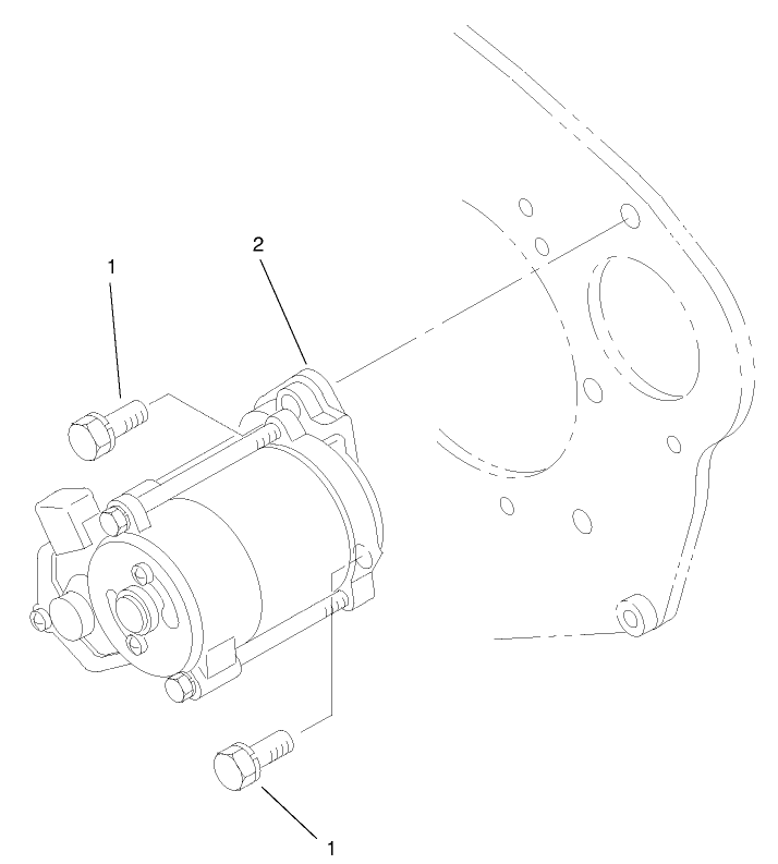 Starter Mount Assembly