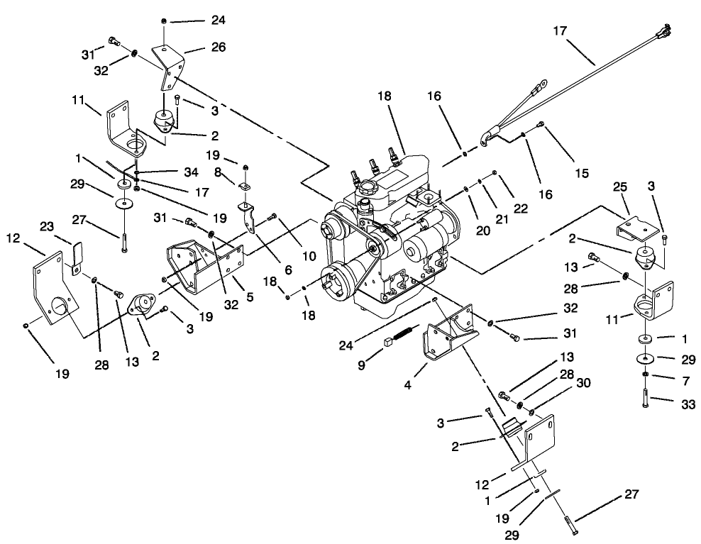 Engine Installation Assembly