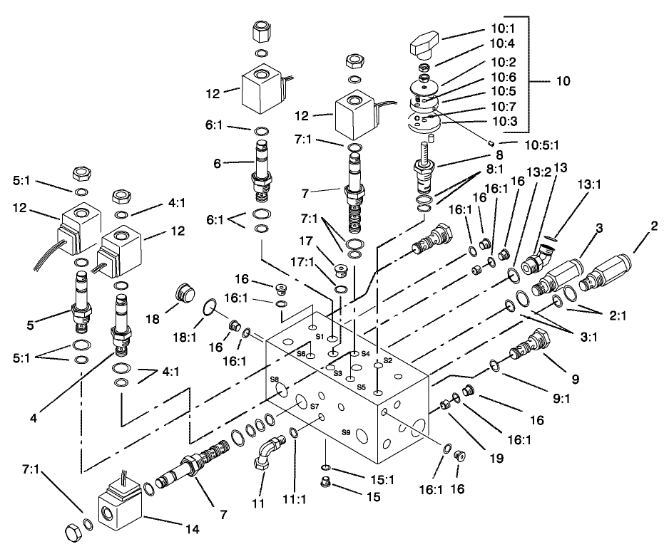 Hydraulic Manifold Assembly No. 98-4579