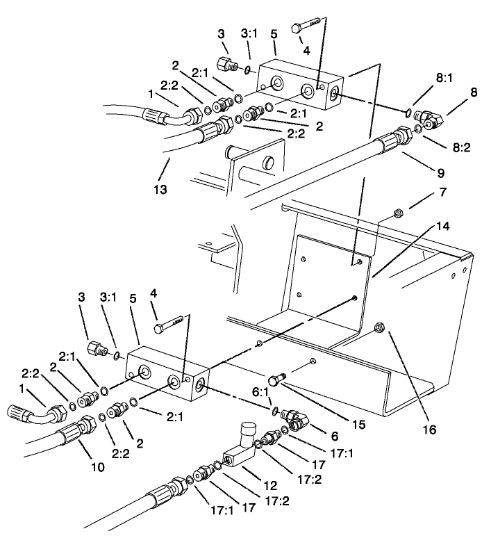 Rear Hydraulic Manifold Assembly