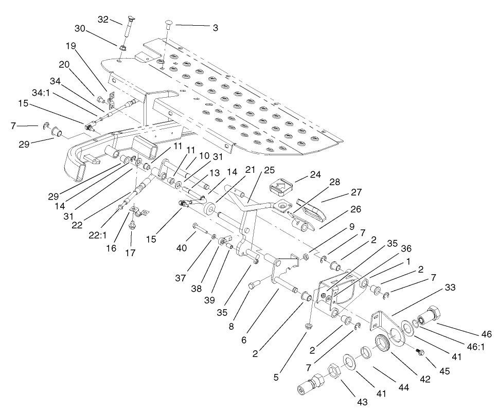 Traction Pedal Assembly